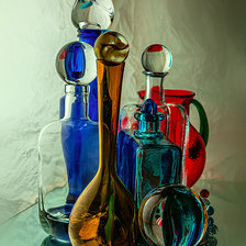 Схема вышивки «стекло»