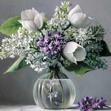 Схема вышивки «Цветы»