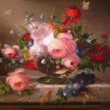 Схема вышивки «flori»