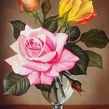 Схема вышивки «Boque de rosas»