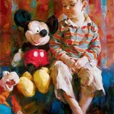 Схема вышивки «друзья»