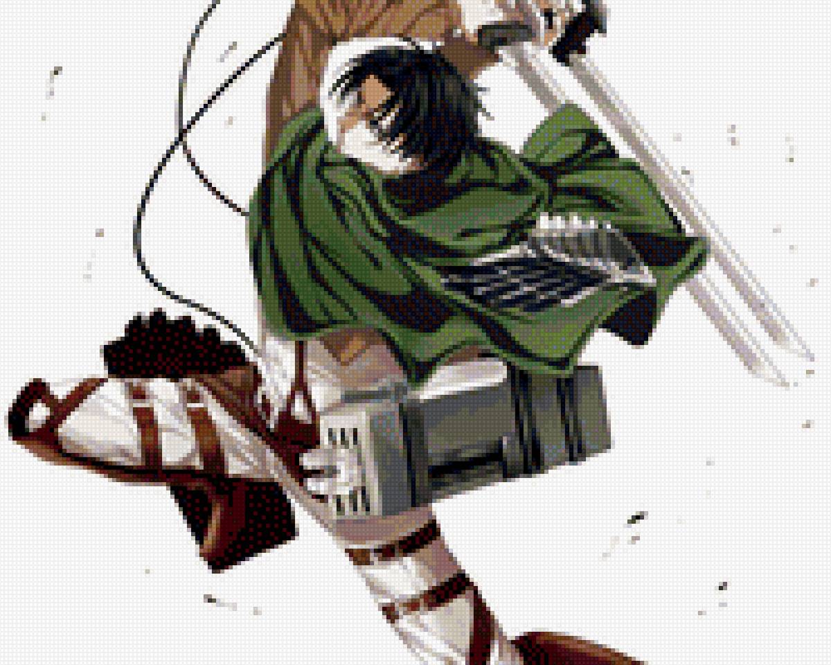 Леви Аккерман - атака титанов, аниме, леви - предпросмотр