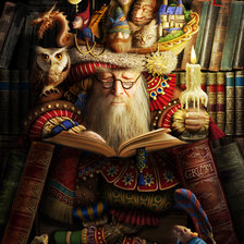 Схема вышивки «ДЕБРА МЕЙСОН (ШОРРА). ПРОФЕССОР-ВСЕЗНАЙКА»