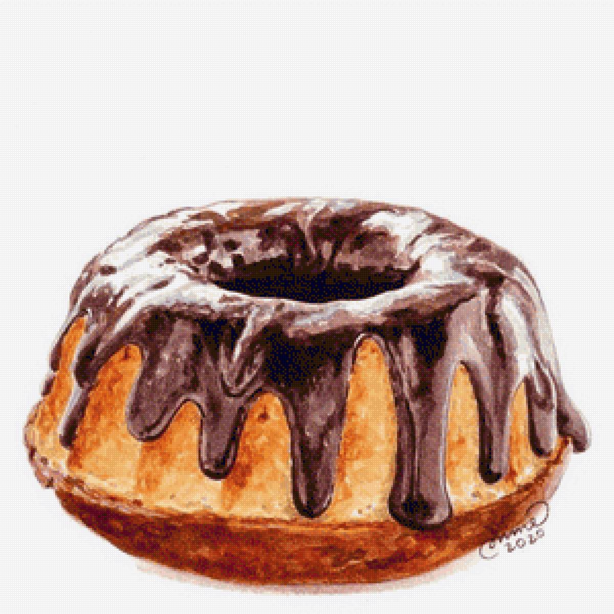 КОННИ АУ. ШОКОЛАДНЫЙ КЕКС - торты, пироженые - предпросмотр