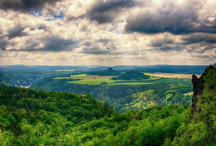 Долина - долина, лето, природа, пейзаж - оригинал