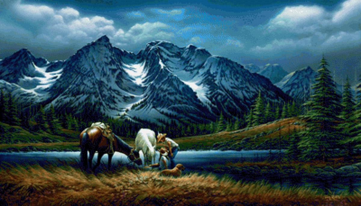 горы - пейзажи - предпросмотр