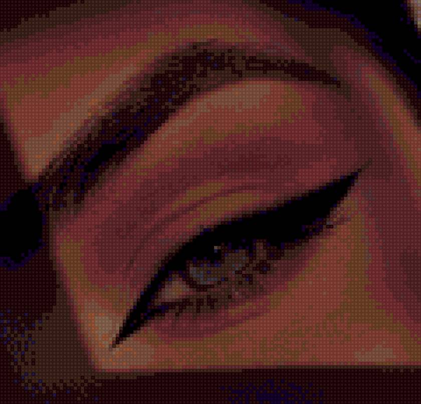 Глаз - глаз, тень - предпросмотр