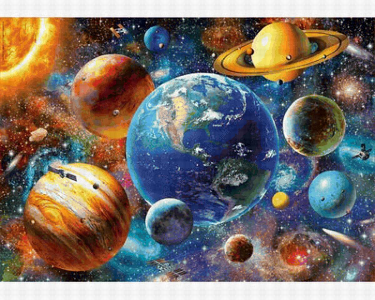 Космос - космос, планеты - предпросмотр