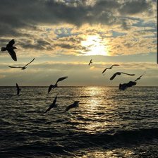 Схема вышивки «Море»