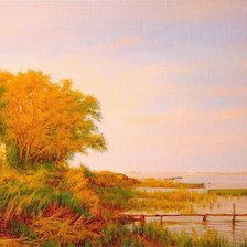 Схема вышивки «берег»