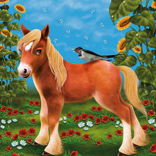 Схема вышивки «Poni»