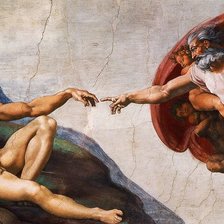 Схема вышивки «Dios y el hombre»