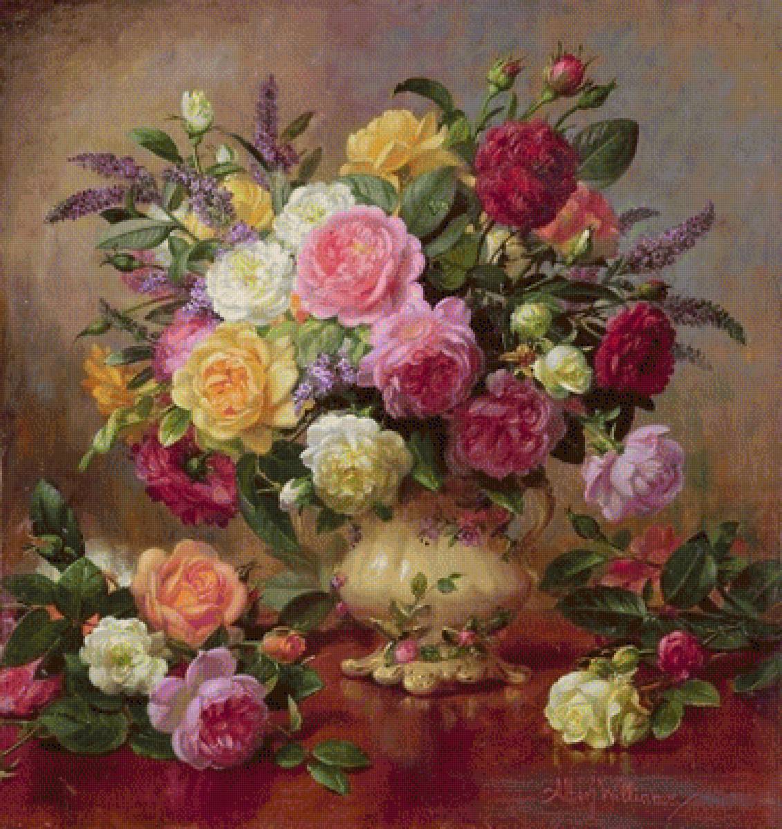 №2341665 - by albert williams, roses from a victorian garden - предпросмотр