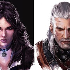 Геральт и Йеннефэр