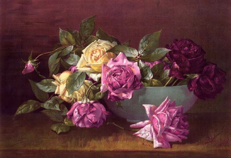 Розы - картина - оригинал