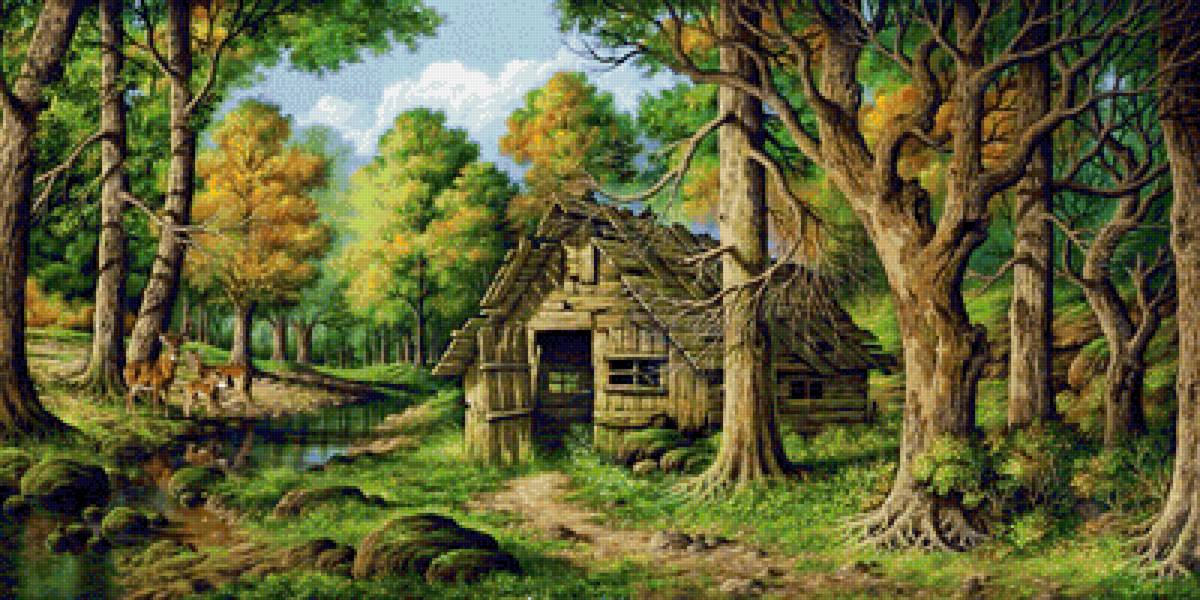 в лесу - пейзажи - предпросмотр