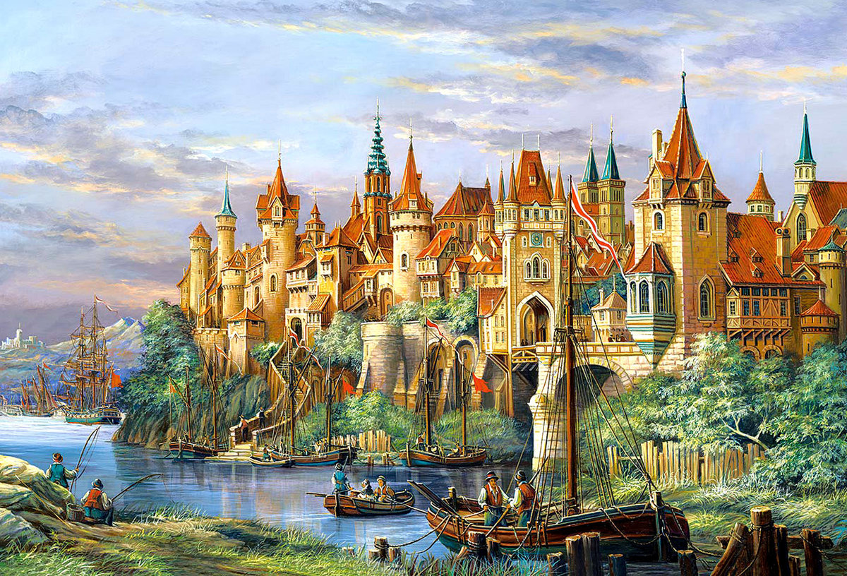 замок - пейзажи - оригинал