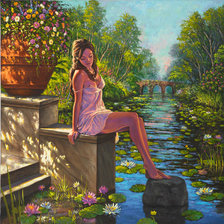 Схема вышивки «девичьи мечты»