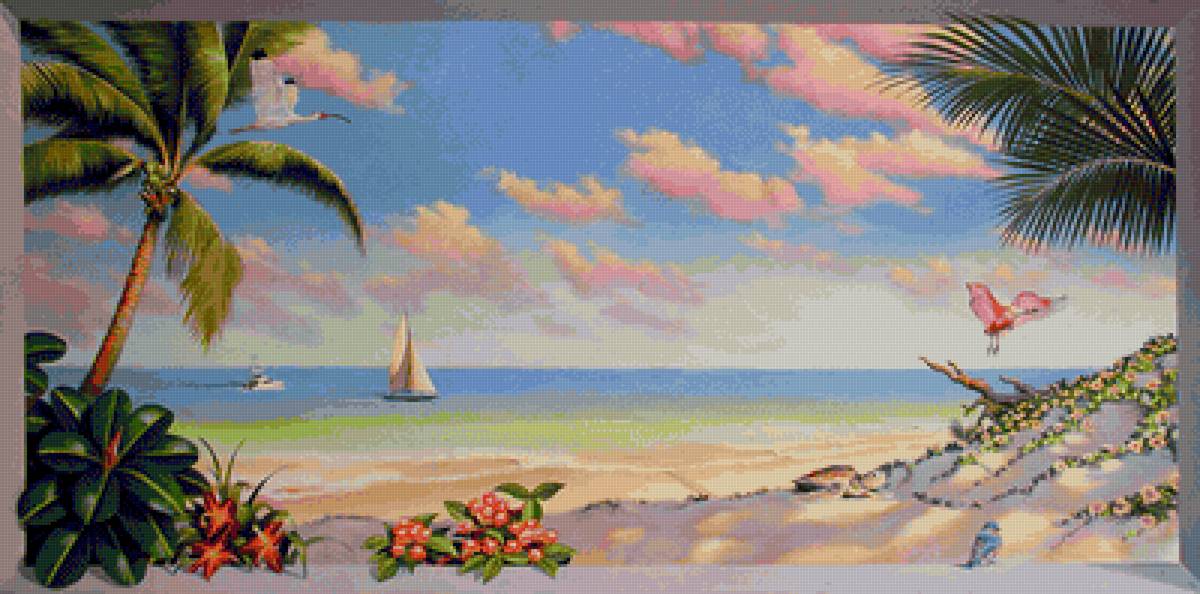 La playa - paisaje - предпросмотр