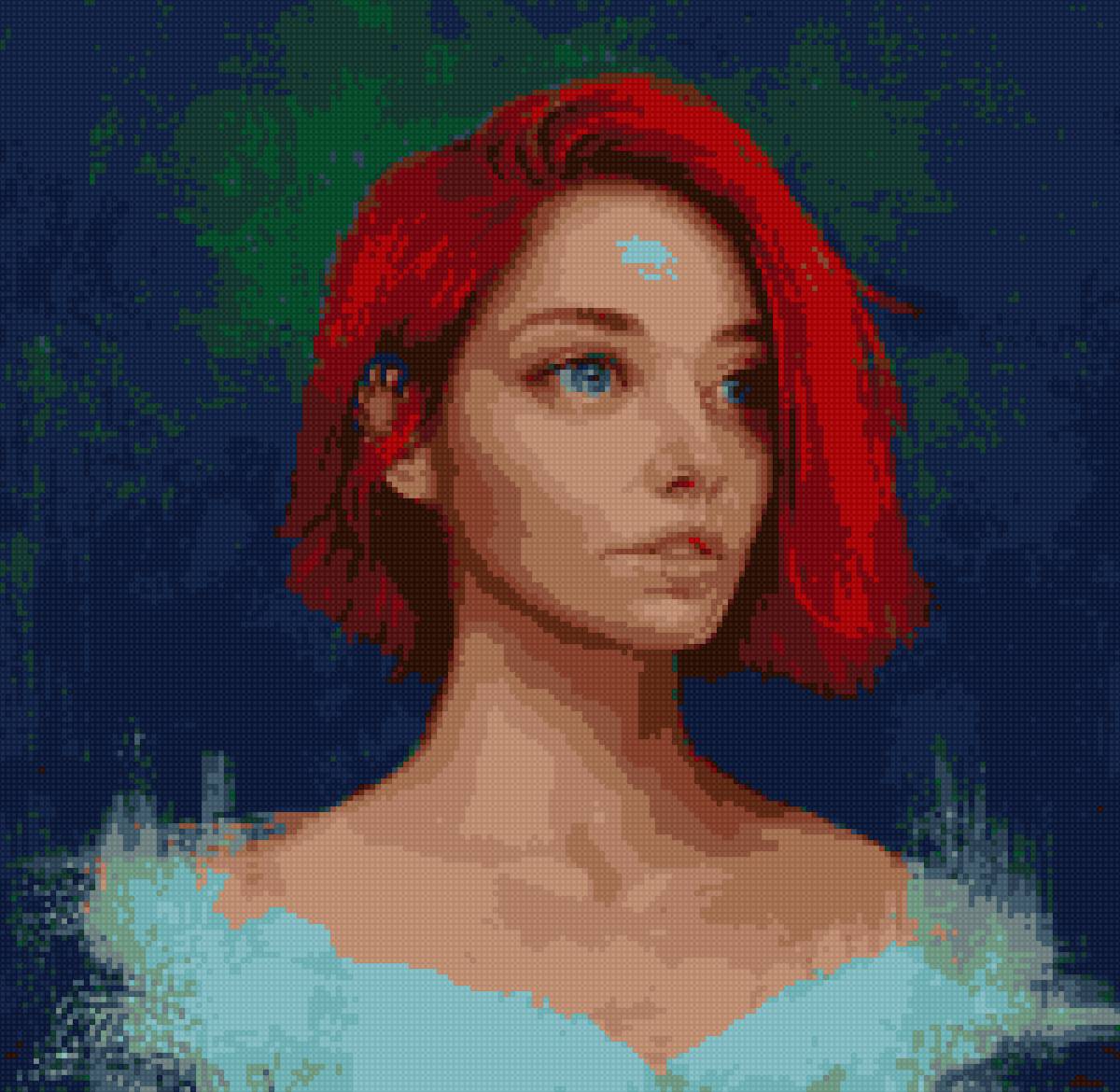 Девушка по мотивам менди юргенс - юргенс, менди, девушка - предпросмотр