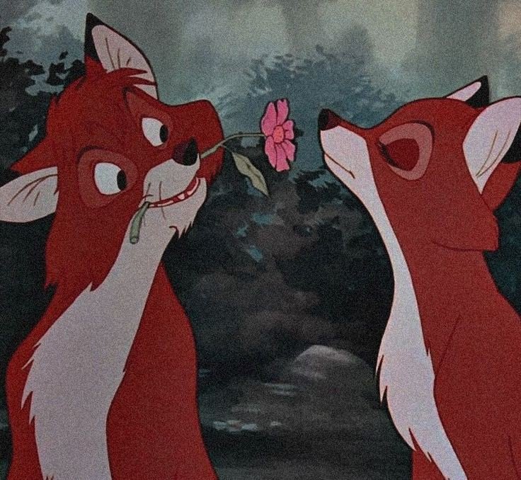 Лис и пес - оригинал