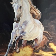 Схема вышивки «Конь»