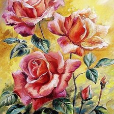 Схема вышивки «Розы»