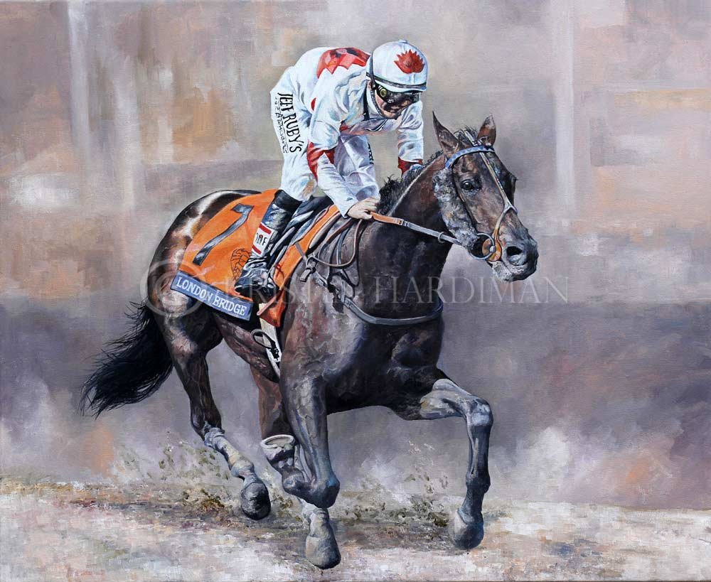 художник Kristin Hardiman - скачки, животные, конный спорт, лошадь, художник - оригинал