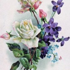 Оригинал схемы вышивки «Цветы» (№2345612)