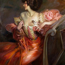 Оригинал схемы вышивки «Портрет» (№2345745)