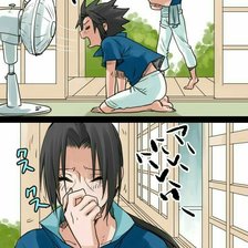 Схема вышивки «Братья Учихи»