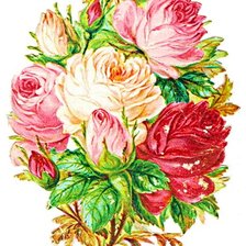 Схема вышивки «Boque de rosas.»