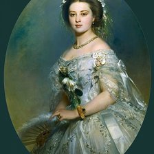 Схема вышивки «Винтерхальтер Королева Виктория»