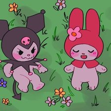 Схема вышивки «Onegai My melody»