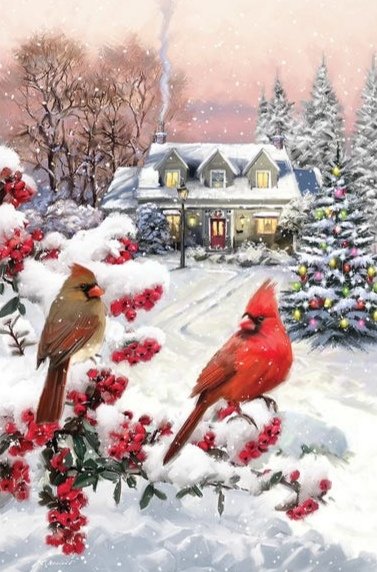 PAISAJE K - navideño - оригинал