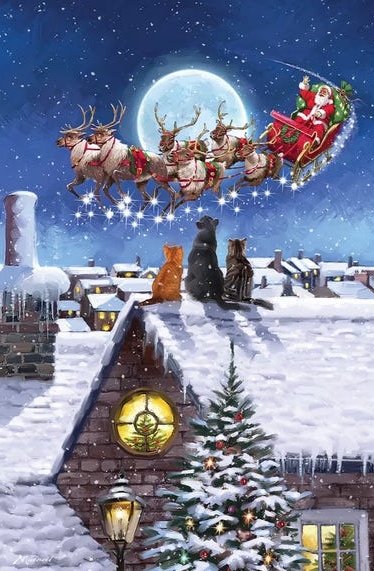 EN EL TEJADO - navideño - оригинал