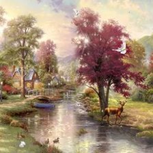 Схема вышивки «триптих»