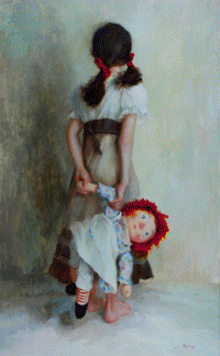raggedy ann - child, toy, doll - предпросмотр