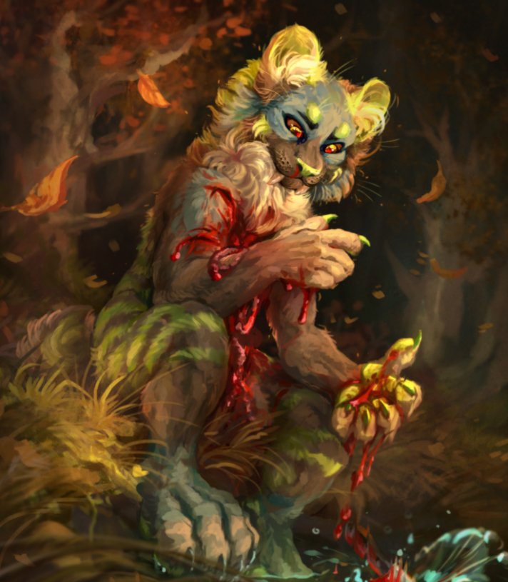 Есфирь - фэнтези, ужас, лиса, фантастика, животное - оригинал