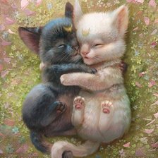 Схема вышивки «Объятья»