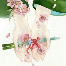 Схема вышивки «Bàn tay»