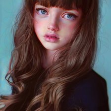 Схема вышивки «Портрет миледи»