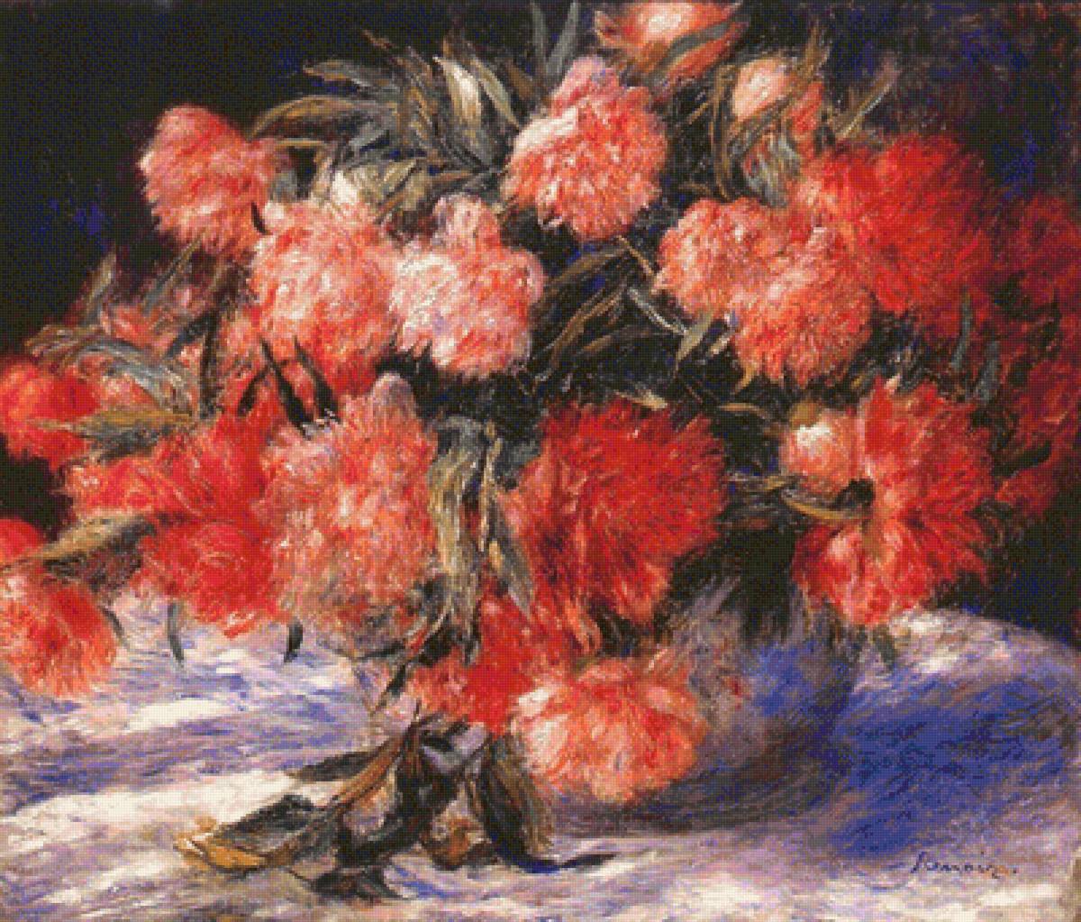 №2352549 - 1880, pierre-auguste renoir, peonies - предпросмотр