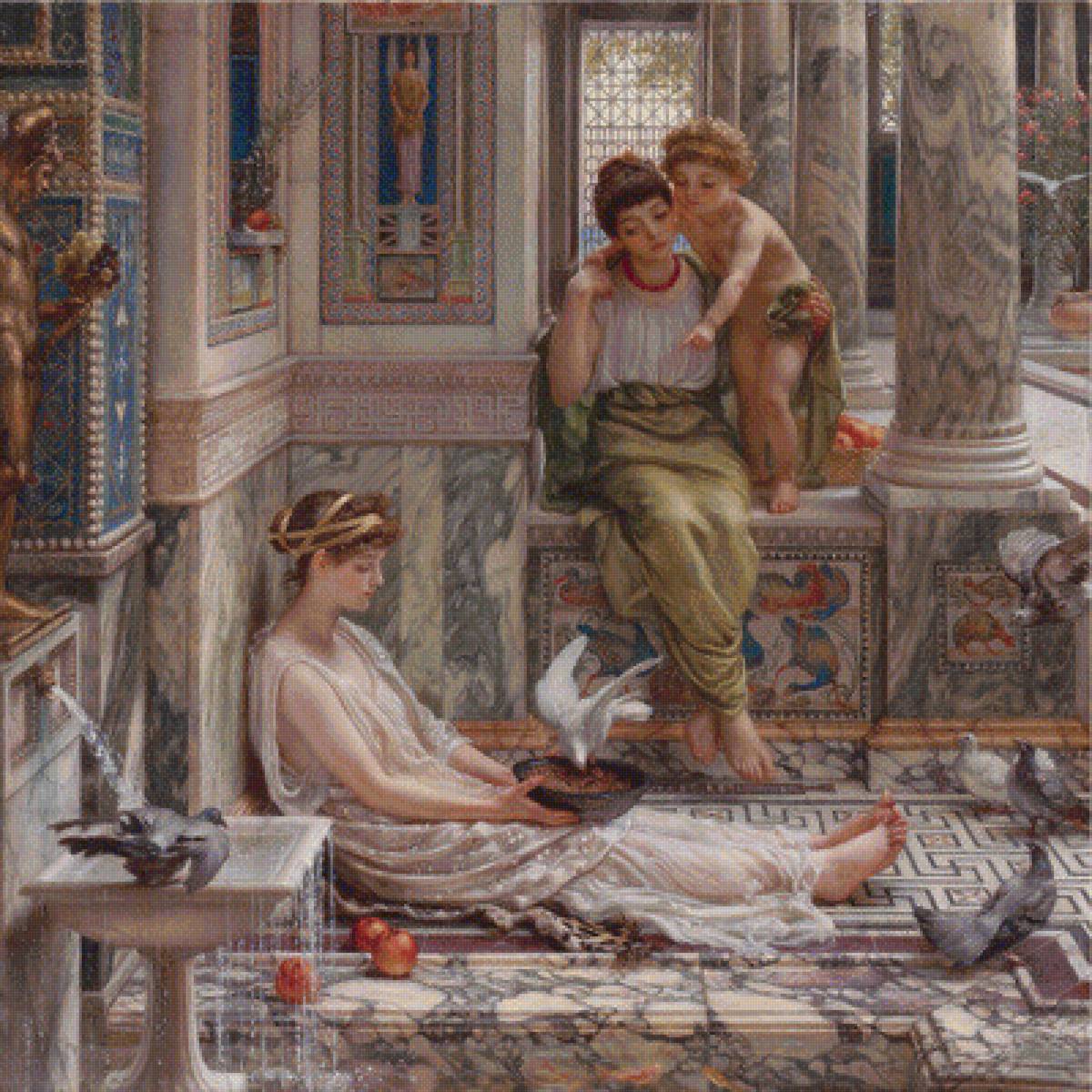 №2353639 - the corner of the villa, 1889, edward poynter - предпросмотр