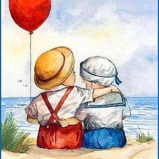 Схема вышивки «AMIGOS POR SIEMPRE»