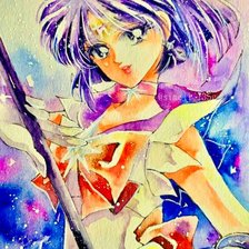 Схема вышивки «sailor saturn»