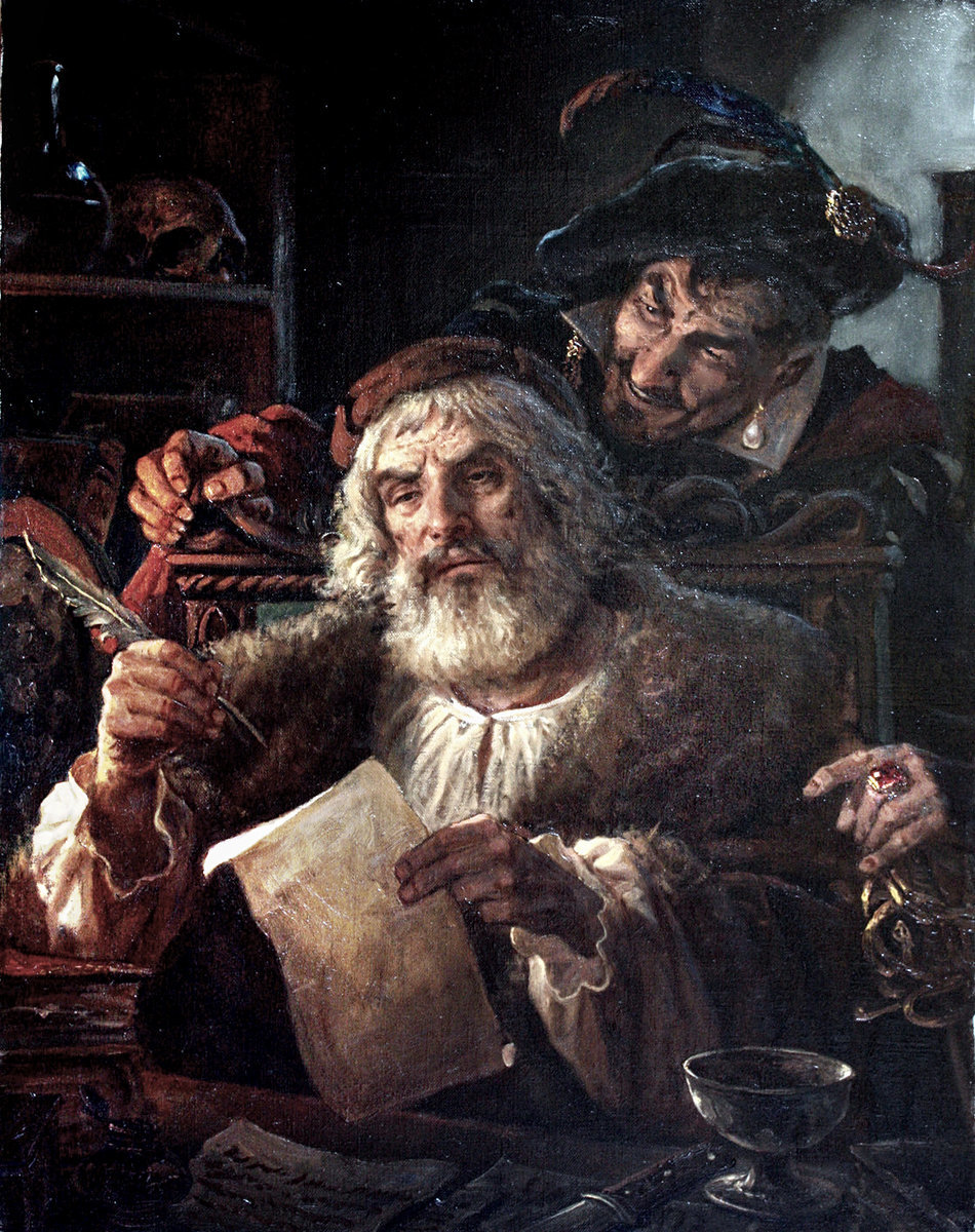 Фауст."L" - книга, фильм, театр., картина, живопись. - оригинал