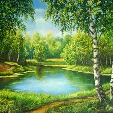 Схема вышивки «Лето в лесу»