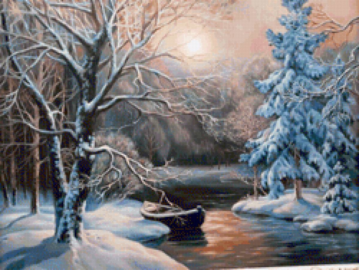 ЗИМА - пейзаж, зима - предпросмотр