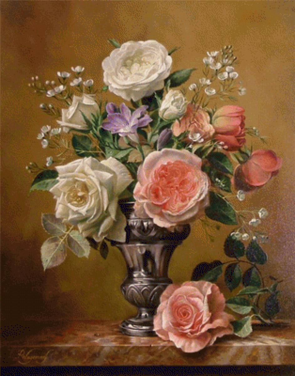 №2355603 - bouquet of flowers by albert williams (1922-2010) - предпросмотр